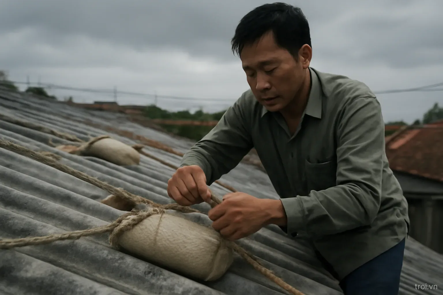 Chuẩn bị nhà cửa trước bão